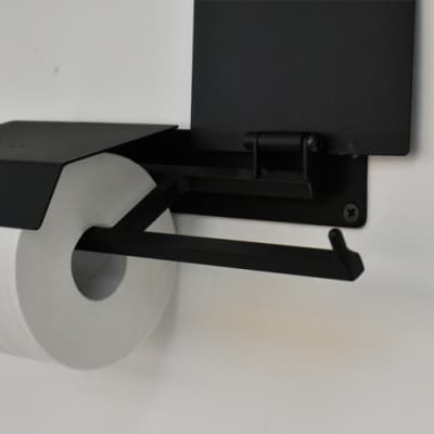 アイアン　ムクペーパーホルダーA　2連  (トイレ用鉄製家具)