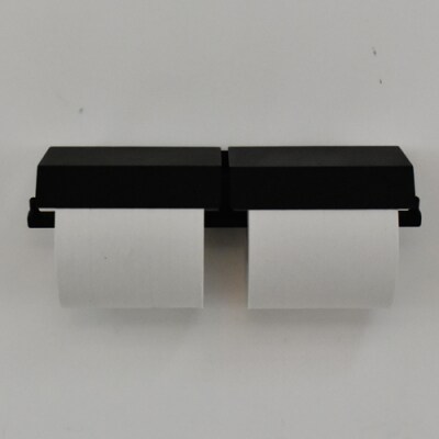 アイアン　ムクペーパーホルダーA　2連  (トイレ用鉄製家具)