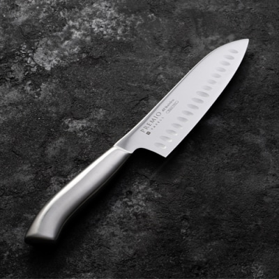  H8-141 プレミオオールステンレス (三徳包丁+ミニカーブハサミ) 2点セット