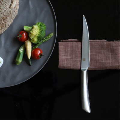 濃州正宗作 ダマスカステーブルナイフ オールステンレス カトラリー キッチン用品 日本製 関市