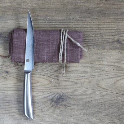 濃州正宗作 ダマスカステーブルナイフ オールステンレス カトラリー キッチン用品 日本製 関市