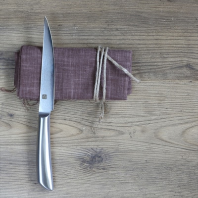 濃州正宗作 ダマスカステーブルナイフ オールステンレス カトラリー キッチン用品 日本製 関市