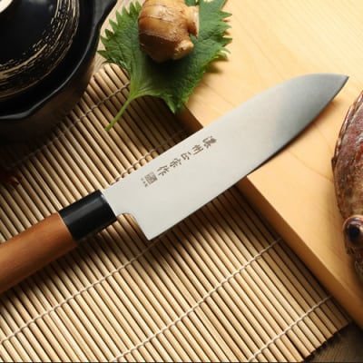 H10-180 濃州正宗作 ステンレス和包丁 三徳包丁・菜切包丁セット