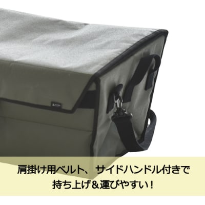 「.」KITEN キャンパーズソフトクーラーボックス 【ブルーグレー33L】