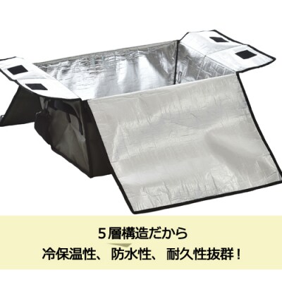 D40-13「㐂.」KITEN キャンパーズソフトクーラーボックス　ブルーグレー33L