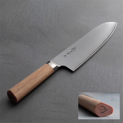 あすか 3層鋼 三徳包丁 H22-32 