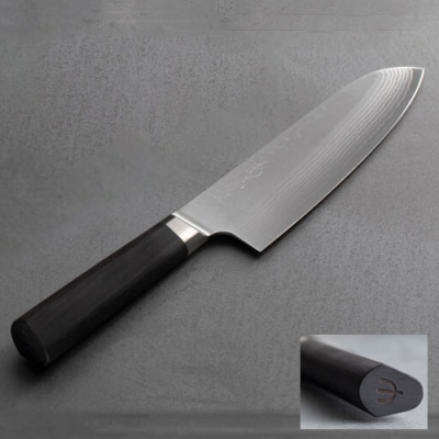 あすか　37層鋼　三徳包丁　31854000001 H24-34