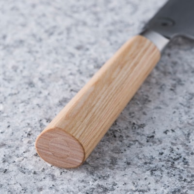 ■ミシュラン料理人　橋本幹造　両刃包丁　刺身 ◇ 貝印 (AB5514)