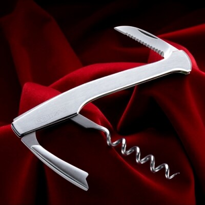 ソムリエナイフ【 レイジバッファロー・機械彫】(牛革製ケース付き) ナイフハウス ハラ