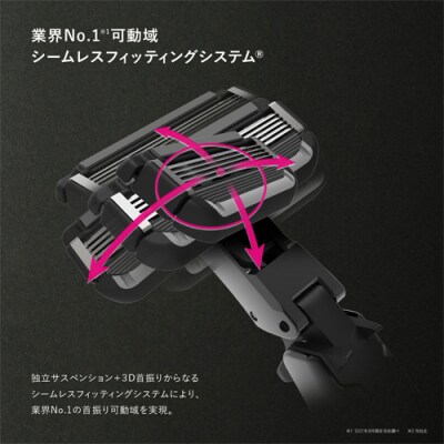 ◇貝印 AUGERカミソリ(ホルダー・替刃6個付き) 首振り機能 シェーバー グルーミング ケア用品