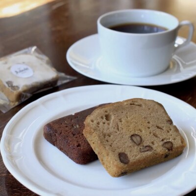 カフェ・アダチ カフェインレス ドリップバッグコーヒー6P&パウンドケーキ2種詰め合わせ