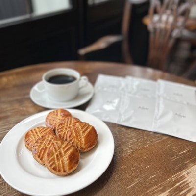 カフェ・アダチ　アダチブレンドドリップバッグコーヒー6P&ガレットブルトンヌ6個　詰め合わせ