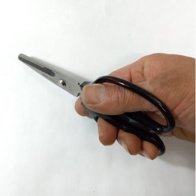 【限定10丁】ギザ刃クラフトはさみ 170mm (ハンドル大きめで切りやすい)
