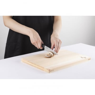 ＜切離れが良いリブラインを採用した包丁＞■ 関孫六 しろねず ペティ 120mm◇貝印