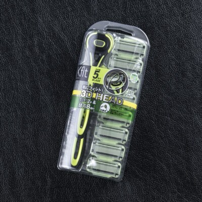 ＜3Dヘッド機構＞■ Xfit 敏感肌用バリューパック(本体2本+替刃8個)◇貝印