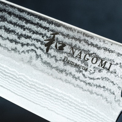 和 NAGOMI Damascus　三徳包丁 180mm ダマスカス