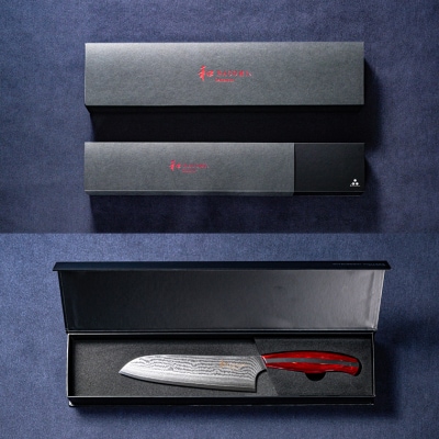 和 NAGOMI Damascus　三徳包丁 180mm ダマスカス