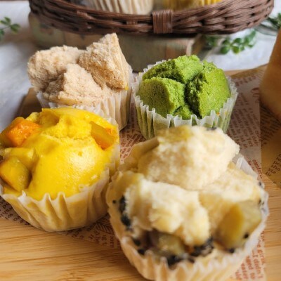 こめこ工房楓 米粉ぱんセットA(食ぱん・蒸しぱん・米粉クッキー)～小麦アレルギー対応