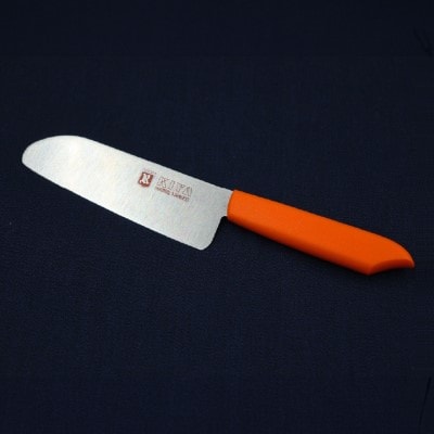 子ども用包丁 KIYA ジュニアキッチンナイフ オレンジ～ 子供 子ども 刃物 育児 台所 木屋