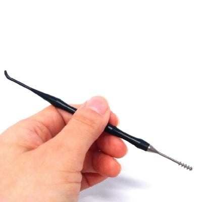 耳かき “極耳”シリーズ しなやか耳かき 天然クルミスタンド付き