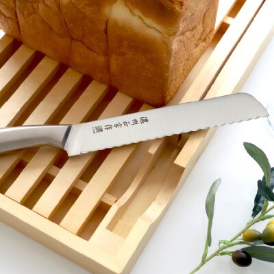 濃州正宗作 日本製 オールステンレス パン切りナイフ 包丁【7営業日以内発送】