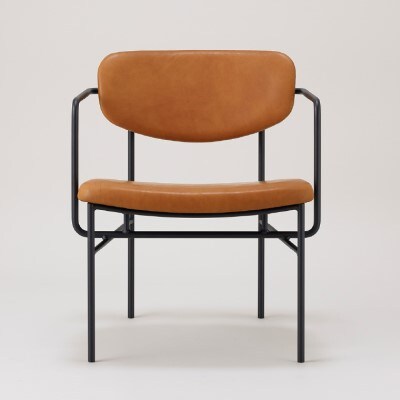 crankラウンジチェア　ゆったり座れてコンパクトなアイアンラウンジチェア 家具 イス いす