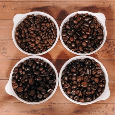 コーヒー豆 ブレンドコーヒー 200g (約20杯分)×4種類 ＜詰め合わせ＞ カフェ・アダチ