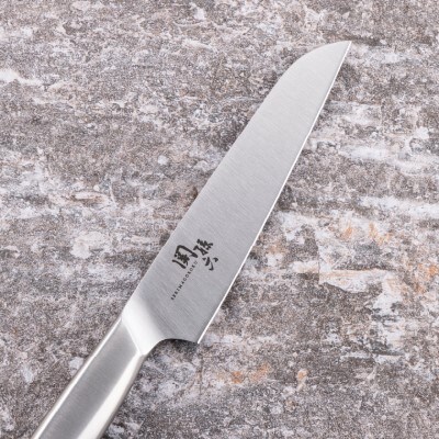 ■関孫六　オールステンレスコンパクトナイフ　サヤ付き 持ち運びに便利 食洗機対応 貝印 キッチン