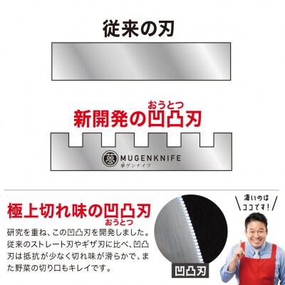夢ゲンナイフ ペティ ナイフ オレンジ　ミニナイフ 関市　刃渡り14cm 包丁