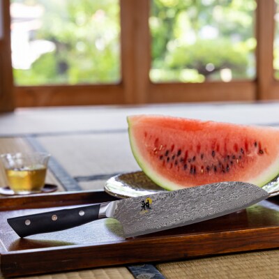 MIYABI ミヤビ  800DP 三徳 180mm 日本製  ダマスカス ナイフ 三徳 包丁