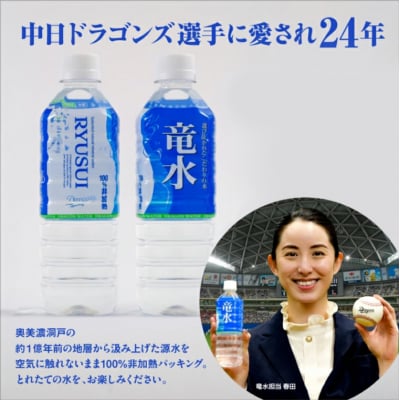 【定期便4ヶ月】竜水　計96本　(500ml×24本入1ケース×4ヶ月)