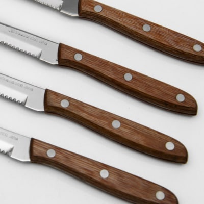 木柄ステーキナイフ4本セット