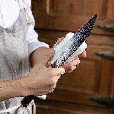  特製切付包丁 瑞雲 2本セット(ペティナイフ150mm、三徳) 