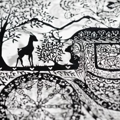 蒼山日菜監修 切り絵はさみ上級者用　切り絵 　繊細　長谷川刃物　文房具