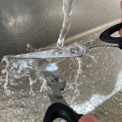 キッチンハサミEL ロング/多機能　長い　分解　食洗器　ステンレス　キッチン　調理器具