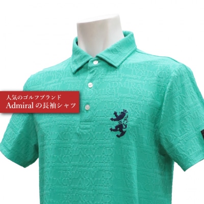 ゴルフウェア アドミラル 半袖　Lサイズ 　グリーン　日本製　Golf