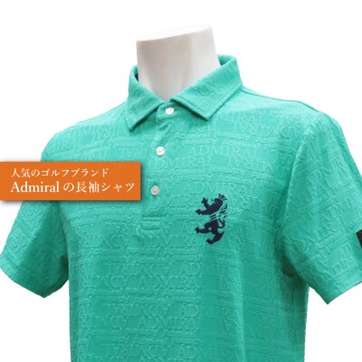 ゴルフウェア アドミラル 半袖　Mサイズ 　グリーン　日本製　Golf