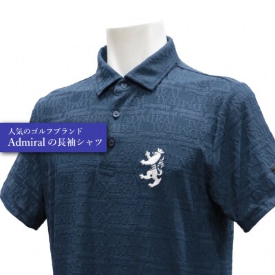ゴルフウェア アドミラル 半袖　LLサイズ　ネイビー　日本製　Golf