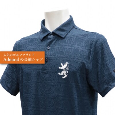 ゴルフウェア アドミラル 半袖　Mサイズ 　ネイビー　日本製　Golf