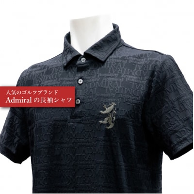 ゴルフウェア アドミラル 半袖　Lサイズ 　ブラック　日本製　Golf