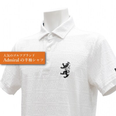 ゴルフウェア アドミラル 半袖　Mサイズ 　ホワイト　日本製　Golf