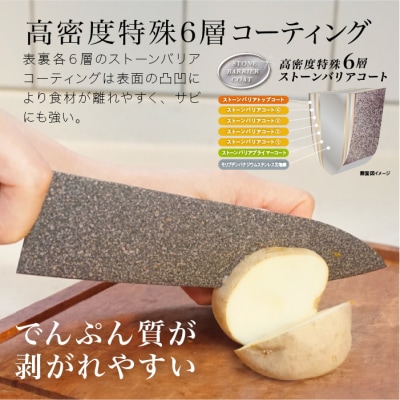 牛刀包丁 180mm ストーンバリア包丁 ライトタイプ ＜食洗機対応＞軽量 調理器具 キッチン用品