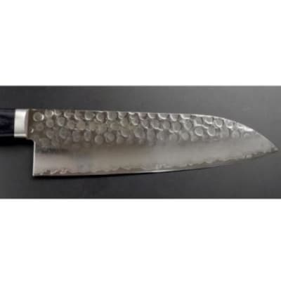 濃州正恒作　V金ゴールド　鎚目　口金付　三徳包丁165mm(CV-665M)