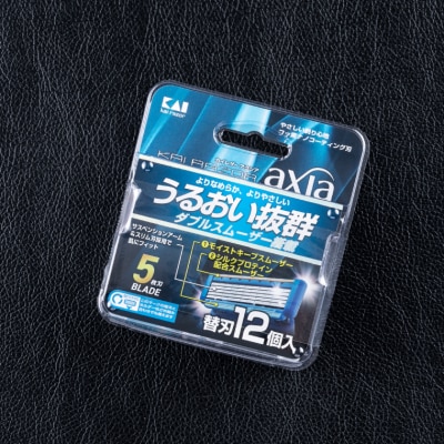 ◇貝印 5枚刃カミソリ axia 替刃12個