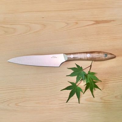 関寺田屋 ペティナイフ 110mm VG10全鋼 天然木柄 かえで柄ガラスコーティング塗装 包丁