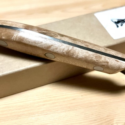 関寺田屋 ペティナイフ 110mm VG10全鋼 天然木柄 かえで柄ガラスコーティング塗装 包丁