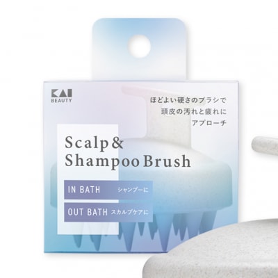 スカルプ&シャンプーブラシ/頭皮ケア　スカルプブラシ　ヘッドスパ　お風呂ブラシ　頭皮マッサージ