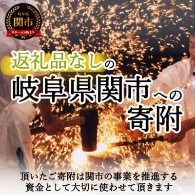 【返礼品なし】岐阜県関市(1口:10,000円)