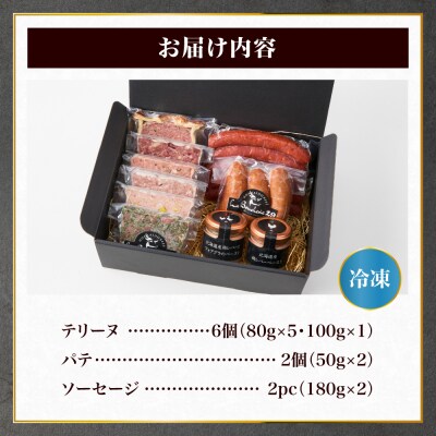 札幌肉仕事・アルティザナル テリーヌ・パテ・ソーセージ10点_hs064-002