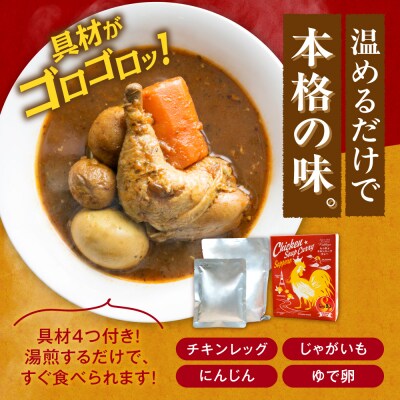 札幌らっきょオリジナル　★レトルトチキン スープカレー(560g×8個セット)_hs145-040